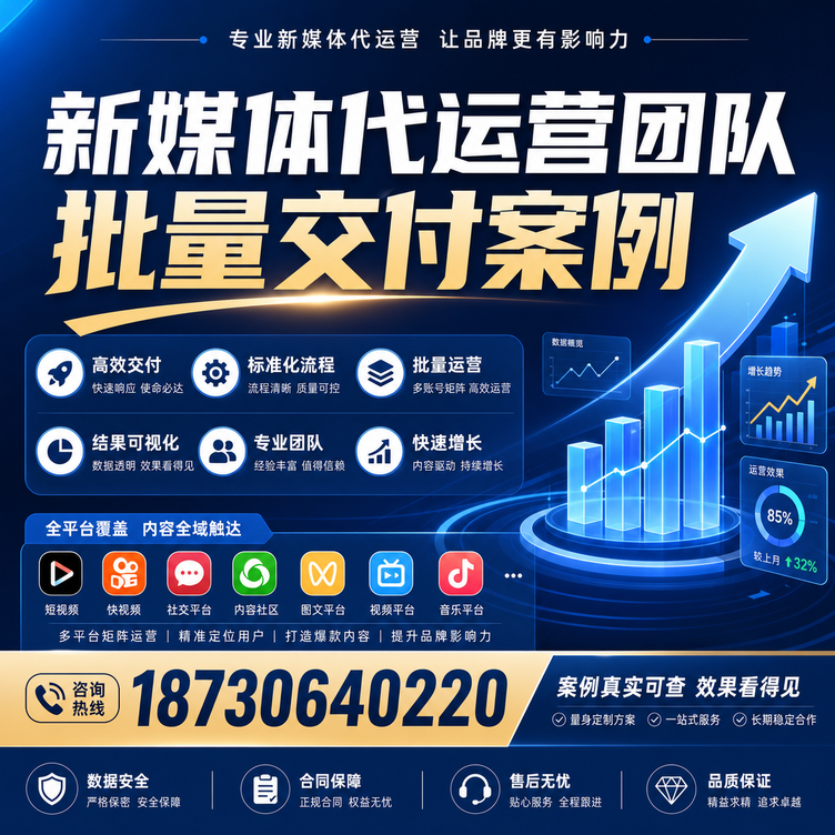 西安代运营公司多客户账号批量高效交付案例