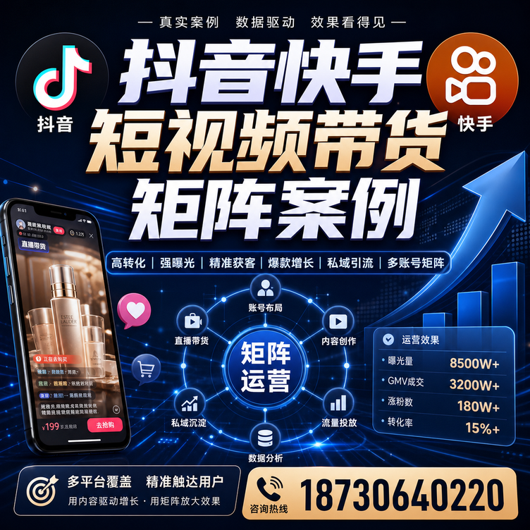 西安短视频带货团队多平台矩阵自动分发案例